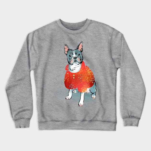 Dog in popons Crewneck Sweatshirt by TeesByKimchi